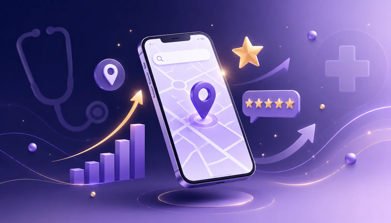 Como aparecer no Google como médico em 2026, SEO Local, Google Meu Negócio, IA Overview